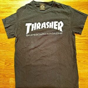 Thrasher Black Short Sleeve Tee